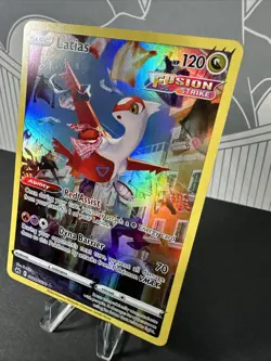 Pokemon Latias GG20/GG70 Full Art Holo Rare Crown Zenith Card NM Condition - Image 2