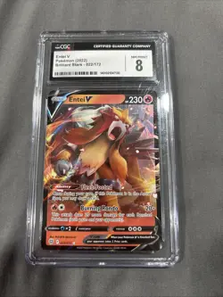 Lot of 5 CGC Graded Pokemon cards 8’s And 9’s - Image 3