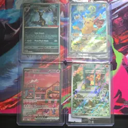Pokemon TCG Promo Holo 4-Card Lot: Umbreon, Pikachu, Mew ex, Charmander - Image 1