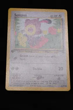 Sentret 1st Edition 63/75 NM Neo Discovery Regular Common Pokemon TCG Card - Image 3