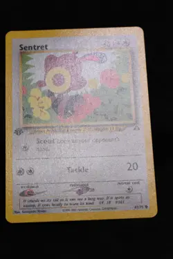 Sentret 1st Edition 63/75 NM Neo Discovery Regular Common Pokemon TCG Card - Image 4