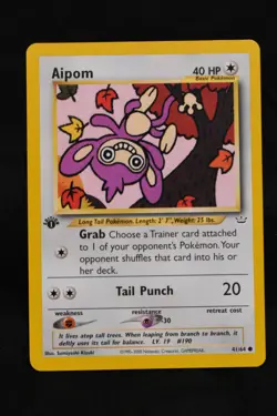 Aipom 1st Edition 41/64 NM Neo Revelation Regular Common Pokemon TCG Card - Image 1