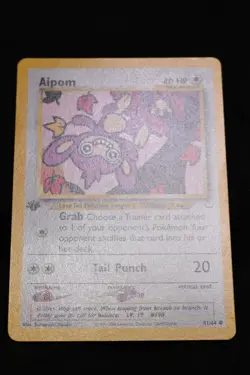 Aipom 1st Edition 41/64 NM Neo Revelation Regular Common Pokemon TCG Card - Image 3