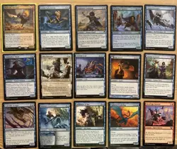 Budget Casual MTG Commander Deck Blue Red Clues With Malcolm, The Eyes Ready - Image 1