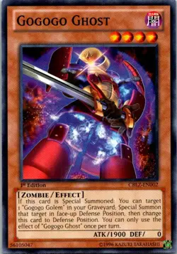 Gogogo Ghost CBLZ-EN002 Yu-Gi-Oh! Card Light Play 1st Edition - Image 1