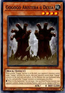 Gogogo Aristera & Dexia MP18-EN097 Yu-Gi-Oh! Card NM 1st Edition - Image 1