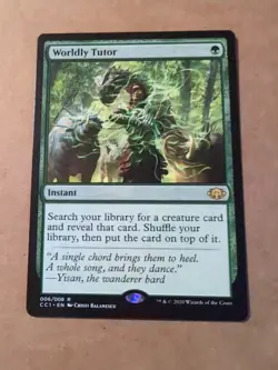 Worldly Tutor Commander Collection: Green Regular - Image 1