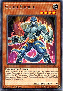 Gouki Suprex COTD-EN010 Yu-Gi-Oh! Card Light Play 1st Edition - Image 1