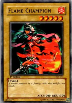 Flame Champion PSV-041 Yu-Gi-Oh! Card Light Play 1st Edition - Image 1