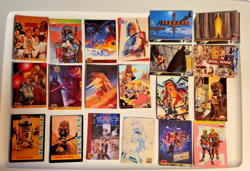 Lot 20 Vintage Star Wars Topps Trading Cards Various Runs-Series Nice Assortment - Image 1