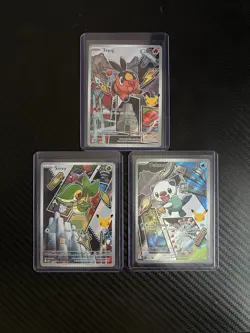 Pokemon First Partner Series 2 Unova Starters Gen 5, 3 Cards, Pack Fresh, NM - Image 1