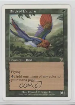 Birds of Paradise Magic: 7th Edition #231 2001 - Image 1