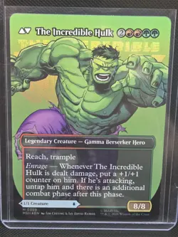 Bruce Banner #0359 Borderless MTG Marvel Super Heroes Foil EN Mythic NM - Image 4