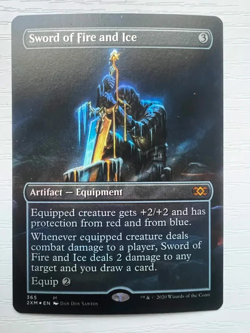 Sword of Fire and Ice (Borderless) Double Masters Foil - Image 1