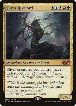Sliver Hivelord Custom Commander Deck MTG Magic the Gathering - Image 1