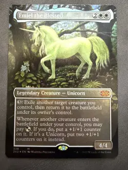 Emiel the Blessed (Borderless) Double Masters 2022 Foil - Image 1