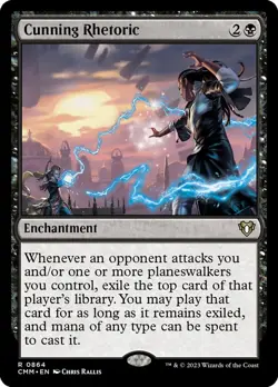 MTG Cunning Rhetoric ** Commander Masters ** English - Image 1