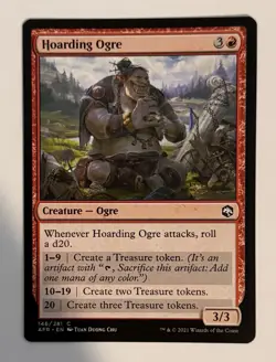 Hoarding Ogre (146) Adventures in the Forgotten Realms AFR MTG Magic - Image 1