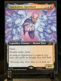 Quicksilver, Speedster (Extended Art) Commander: Marvel Super Heroes Regular - Image 1