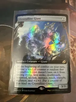 Crystalline Giant - EXTENDED ART - FOIL - IKO - #361 - MTG - EZSeller! - Image 1