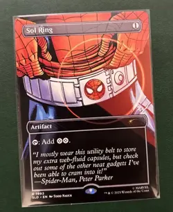 Sol Ring - 1993 - NM - Secret Lair Drop Series Spider-Man SLD MTG Borderless - Image 2