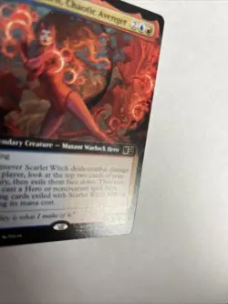 Scarlet Witch Chaotic Avenger Extended Art Nonfoil Superhero 0414 MTG LP - Image 2