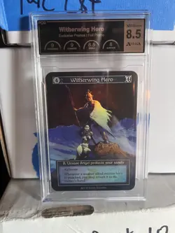 Sorcery Witherwing Hero Exclusive Foil Promo - PCG 8.5 Graded - Image 1