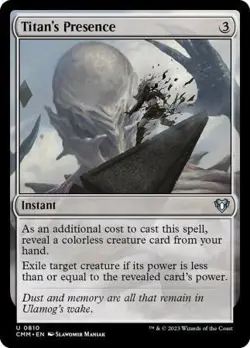 MTG Commander Masters - Titan's Presence - Image 1