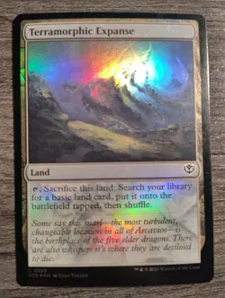 MTG Terramorphic Expanse FOIL (Secrets of Strixhaven) NM - Image 1