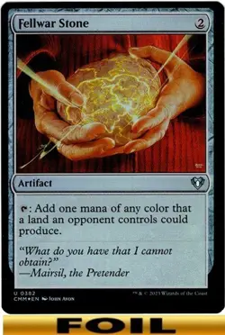 1x - Fellwar Stone - FOIL - Commander Masters - CUC NM MTG - Image 1