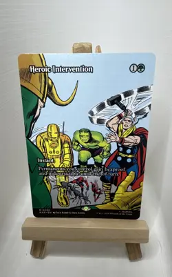 Heroic Intervention (0080) (Borderless) Marvel Universe Eternal-Legal Foil - Image 1