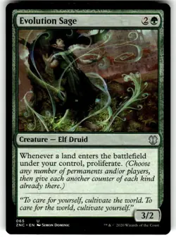 Magic: The Gathering Creature Evolution Sage Uncommon Regular MTG - Image 1