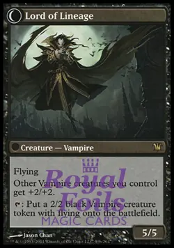 Bloodline Keeper / Lord of Lineage 1x FOIL ISD MTG Innistrad Rare VF black - Image 2