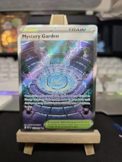 Pokemon TCG Mystery Garden Full Art Trainer Card 172/132 Mega Evolutions - Image 1