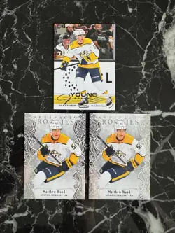 (3) Matthew Wood 2025-26 Upper Deck Young Guns / UD Artifacts #999 Rookie Card - Image 2