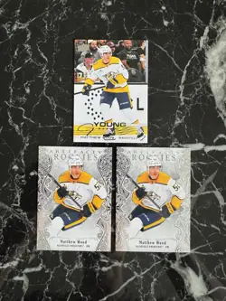 (3) Matthew Wood 2025-26 Upper Deck Young Guns / UD Artifacts #999 Rookie Card - Image 3