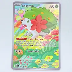 Shaymin - 185/182 - Illustration Rare - Destined Rivals - Pokemon Card - NM/M - Image 1