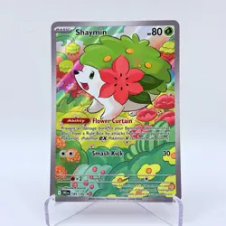 Shaymin - 185/182 - Illustration Rare - Destined Rivals - Pokemon Card - NM/M - Image 2