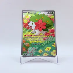 Shaymin - 185/182 - Illustration Rare - Destined Rivals - Pokemon Card - NM/M - Image 4