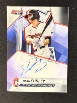 2025 Bowman's Best - Best of 2025 Autographs Dean Curley #B25-DCU (AU, RC) - Image 1