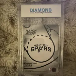 Topps 2025 Match Attax Dylan Harper Breakthrough Baller BB-DH Diamond GEM 10 - Image 2