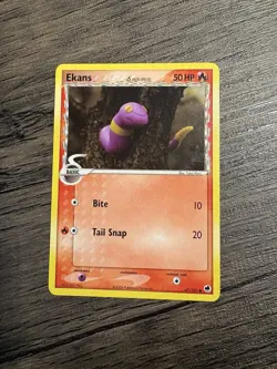 Ekans 47/101 EX Dragon Frontiers Pokemon Card LP - Image 1