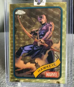 2025 Topps Chrome Marvel Superfractor 1/1 Hawkeye! - Image 1