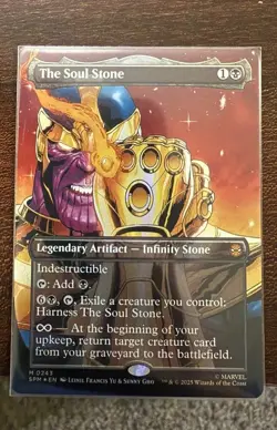 The Soul Stone (Borderless) Marvel's Spider-Man Foil - Image 1