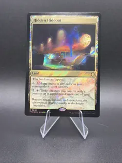 Hidden Hideout (Surge Foil) Commander: TMNT TMC R 0043 - Never Played - Image 5