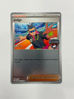 Pokemon TCG Judge Regional Championships 076/088 STAFF Holo Promo Perfect Order - Image 1