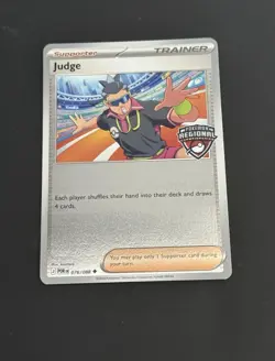 Pokemon TCG Judge Regional Championships 076/088 STAFF Holo Promo Perfect Order - Image 1