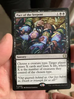 Pact of The Serpent Mtg NM Regular Commander The Lost Caverns Of Ixalan - Image 1