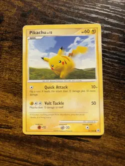 Pokemon TCG 2008 Pikachu Card 70/100 Non Holo HP - Image 1