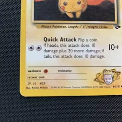 Pokemon TCG Lt. Surge's Pikachu Card #84/132 Gym Challenge, Regular Non-Holo - Image 5